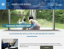 Tablet Screenshot of micksglass.com